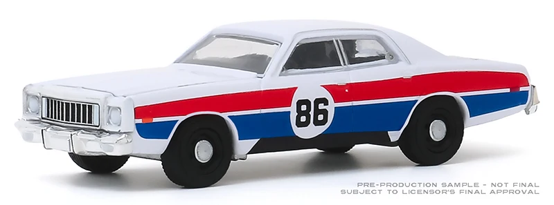 

1:64 1976 Plymouth Fury Plymouth Angry Rally 86, расширенная коллекция, модели автомобилей с орнаментом