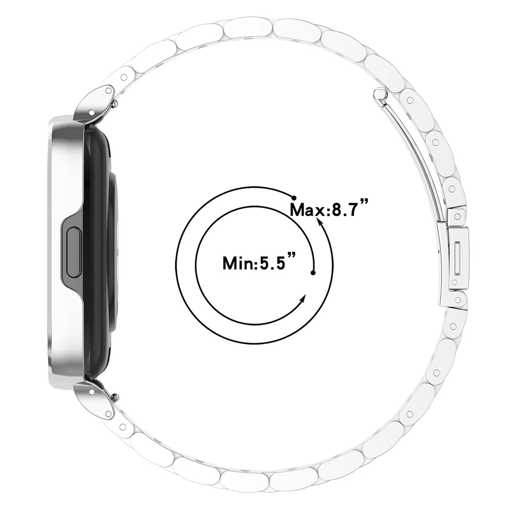 Tali baja pengganti dengan bingkai layar gelang tipe tiram untuk jam tangan Redmi 3 Youth /Watch3 Lite/Watch3 Aksesori aktif