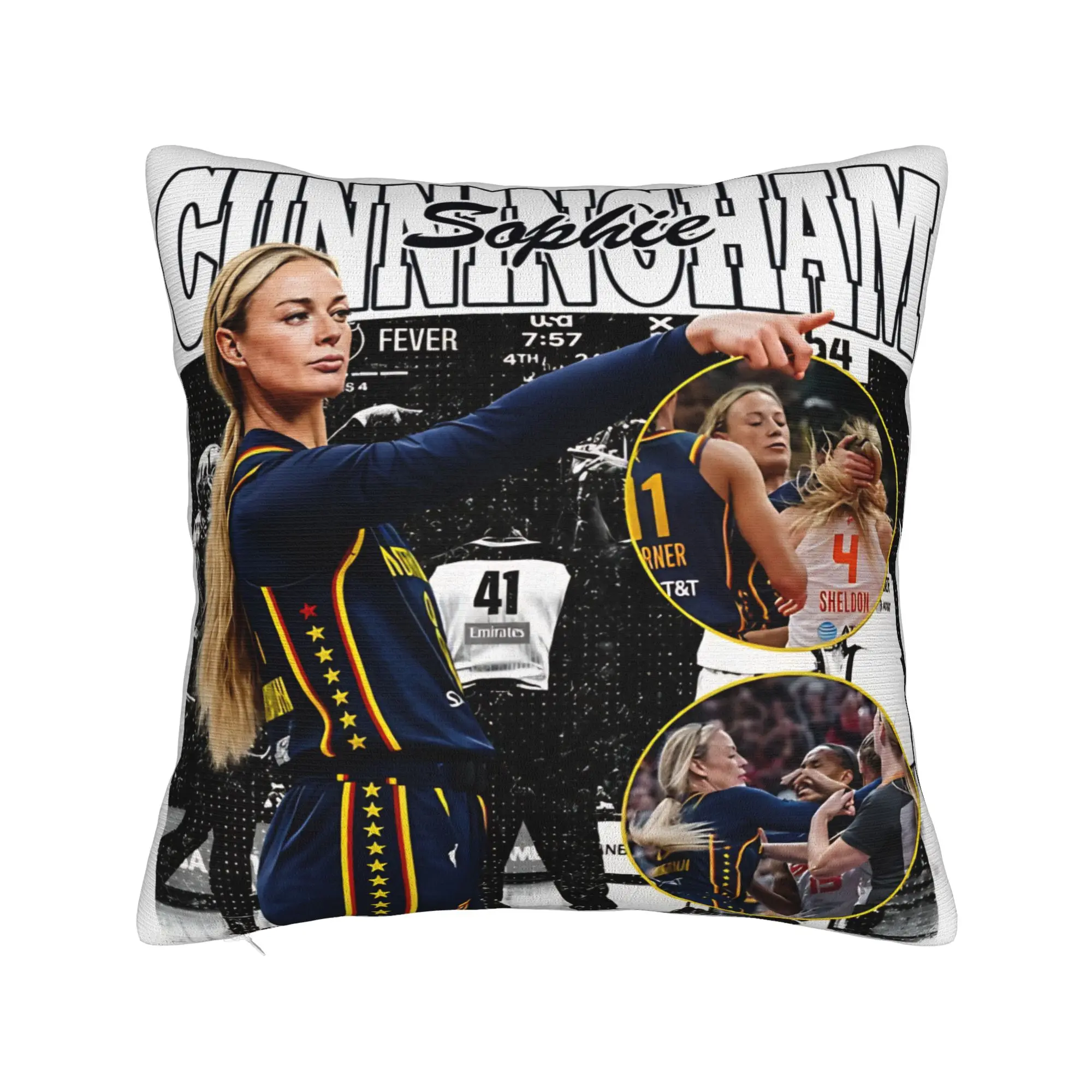 Decorative Pillow Cover Sophie Cunningham Point Accessories Seater  Throw Pillow Case Cover Square Multi-Size