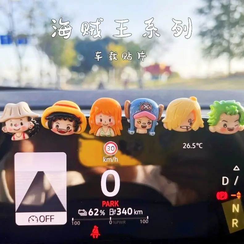 One Piece Cartoon Cute DIY Patch Kawaii Anime Multifunctional Decorative Sticker Car Ornament Anime Merchandise Wholesale - view 2