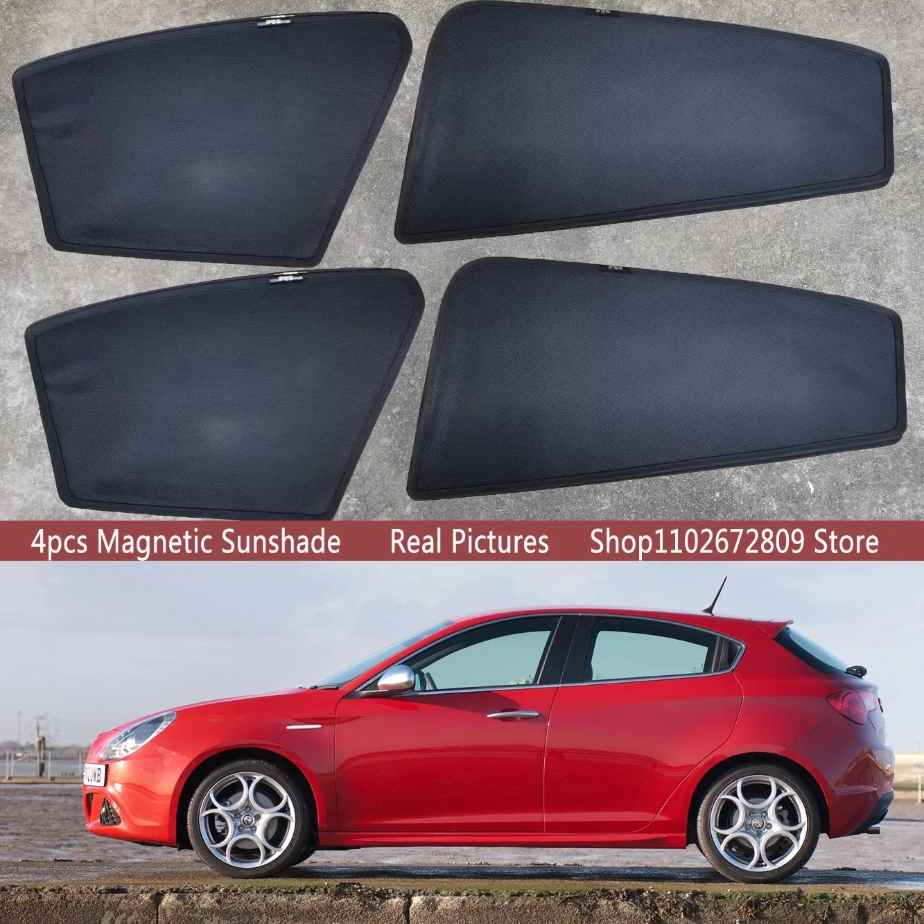 

Магнитная солнцезащитная шторка на лобовое стекло для Alfa Romeo Giulietta Hatchback 940 2010-2019, аксессуары