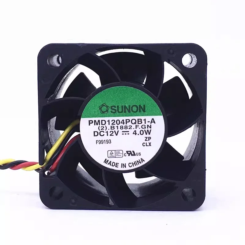 HJY 1-Piece SUNON PMD1204PQB1-A DC12V 4.0W 3-Wire Cooling Fan 4028 4CM