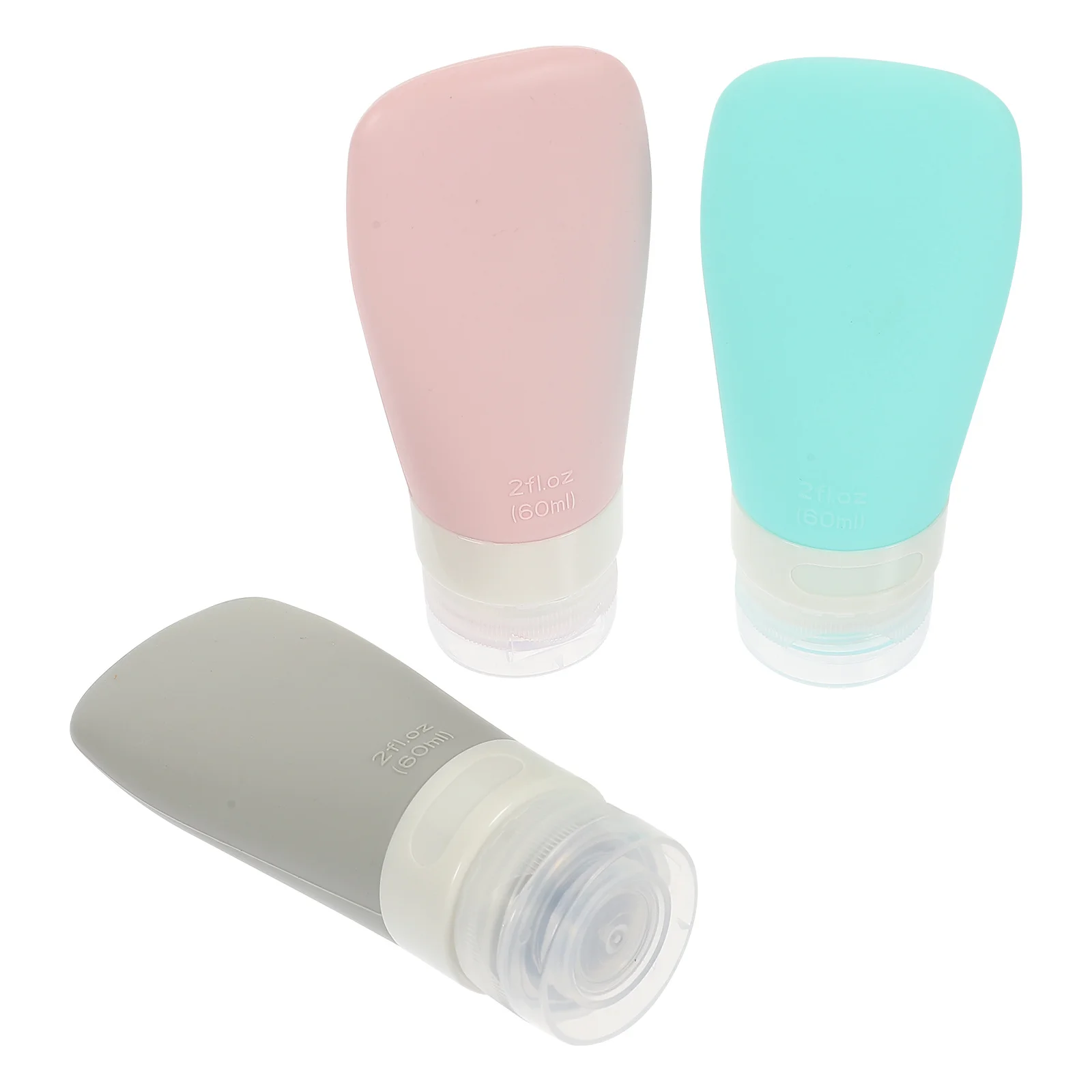 مجموعة واحدة من زجاجات التعبئة الفرعية المصنوعة من السيليكون، موزع لوشن السفر المحمول، زجاجات صغيرة قابلة لإعادة الملء مانعة للتسرب للشامبو #3