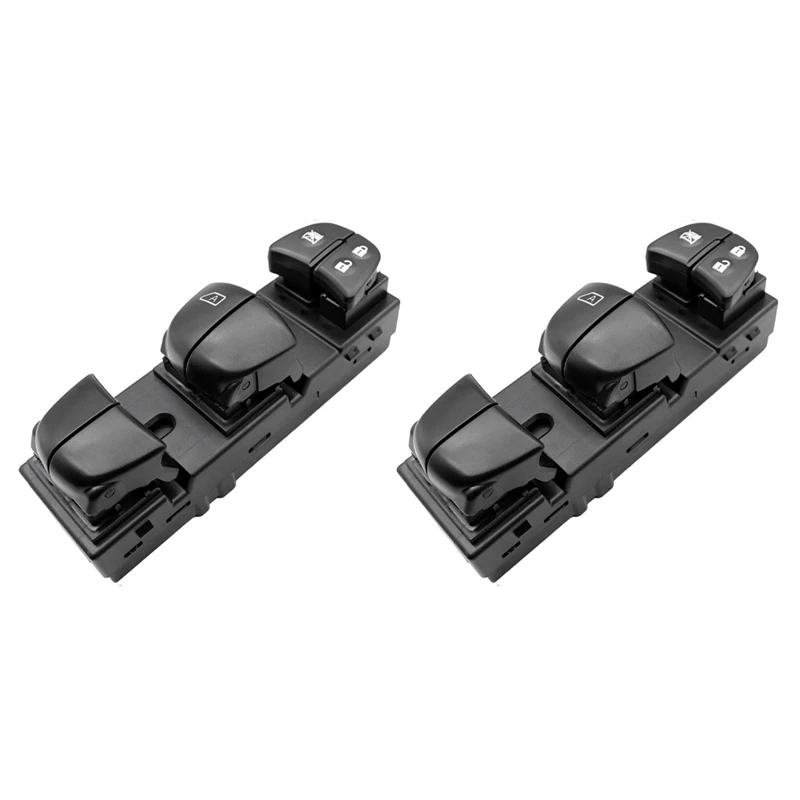 2X For Nissan Juke Leaf Rogue Altima 2010-2018 Power Master Window Switch Door Lock Switch Driver Side 25401-3TA5A