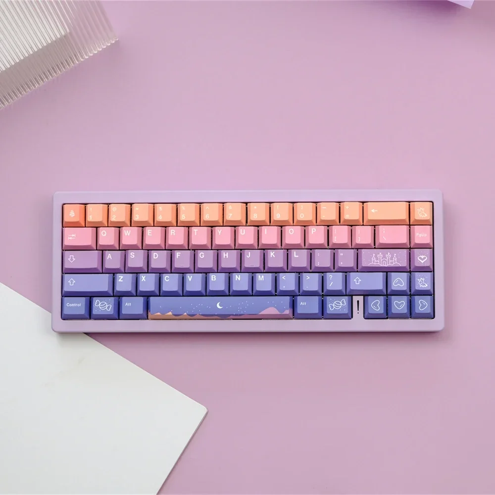 Fairy tale keycap PBT original height, sublimation, mechanical keyboard cap