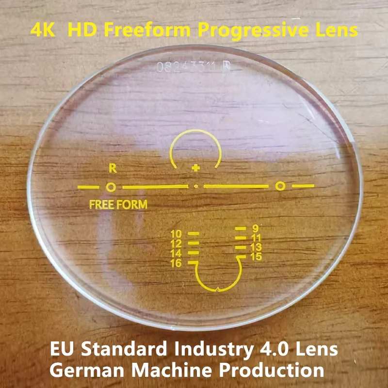 ALICIA 1.56 1.61 1.67 1.74Anti-scratch Anti-blue Photochromic Widest Field of View Progressive Multi-focal Lens 4.0  1 Pair
