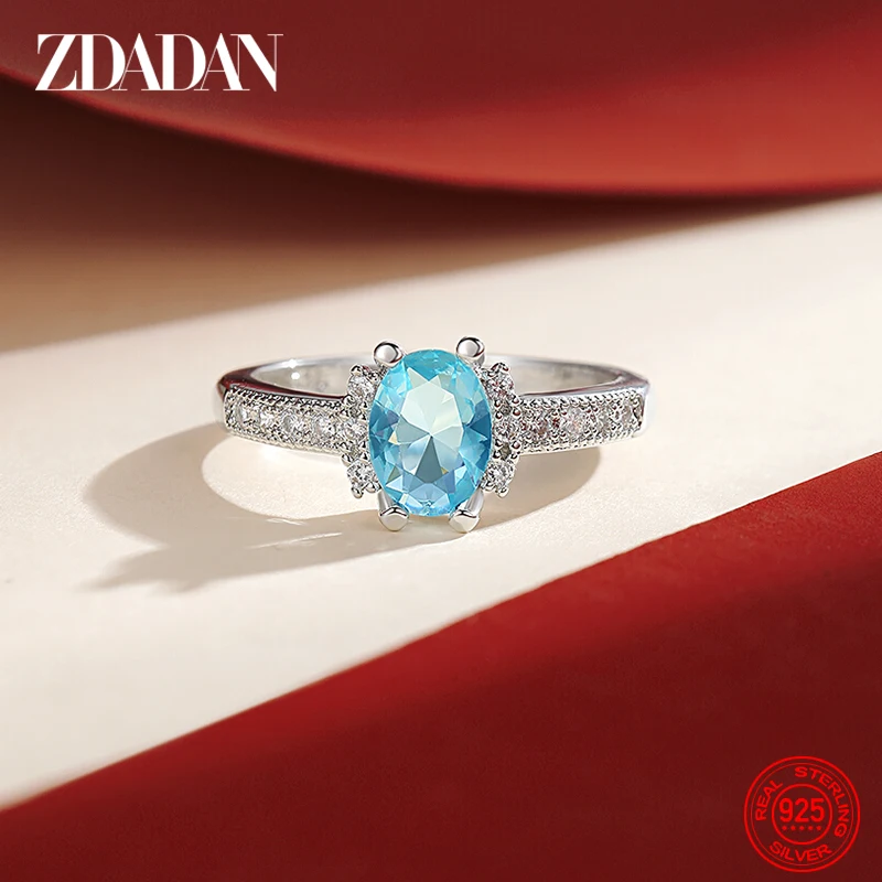 Authentic 925 Sterling Silver Square CZ Finger Ring