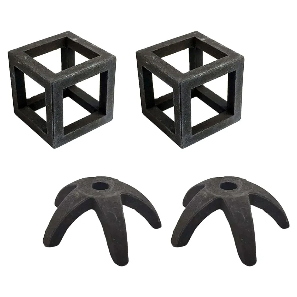 

4 Pcs Fish Tank Decoration Aquarium Accessories Hideout Cave Clay Décor Realistic Craftsmanship Safe Non Polluting Water