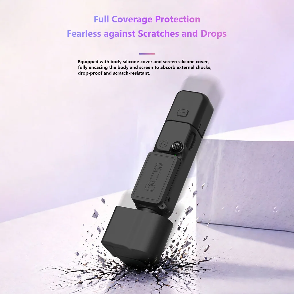 Silikon-Schutzhülle für DJI OSMO Pocket 4P 4 Gimbal-Kamera, Ganzkörperabdeckung, kratzfeste, stoßfeste Hülle – Detail 15