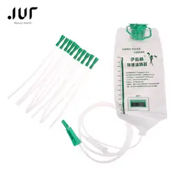 Medical Home Enema Intestinal Flushing Bags Spa Coffee Enema Bag With 10pcs Tube Bowel Detoxification Colon Hydrotherapy Device