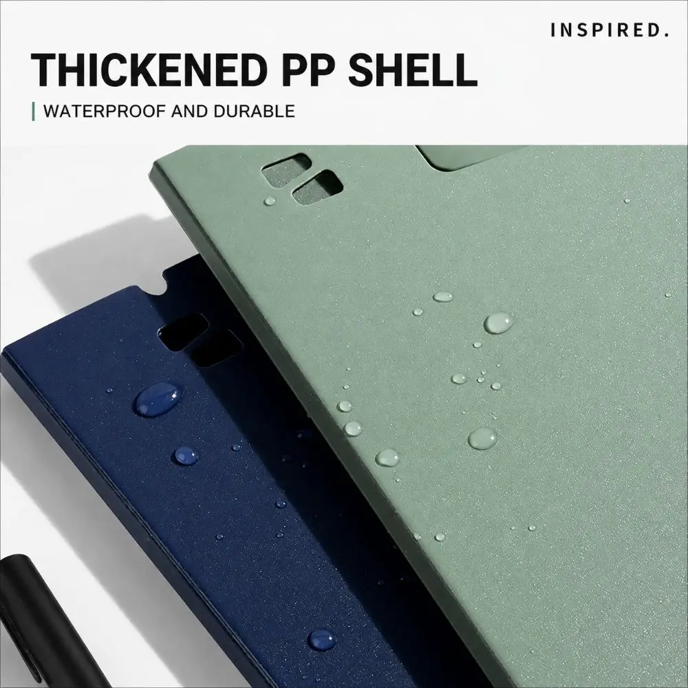 

Waterproof PP A4 Clipboard Folder Horizontal 360° Flip Secretarial File Folder Office Contract Writing Board