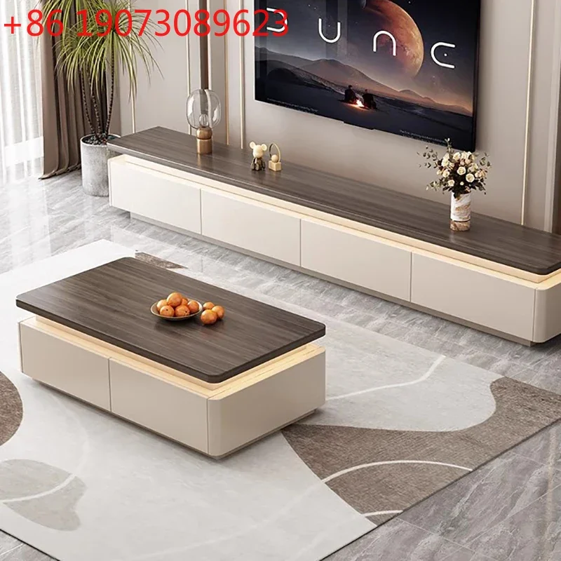 

Luxury Modern Coffee Table Decoration Design Simple Wood Coffee