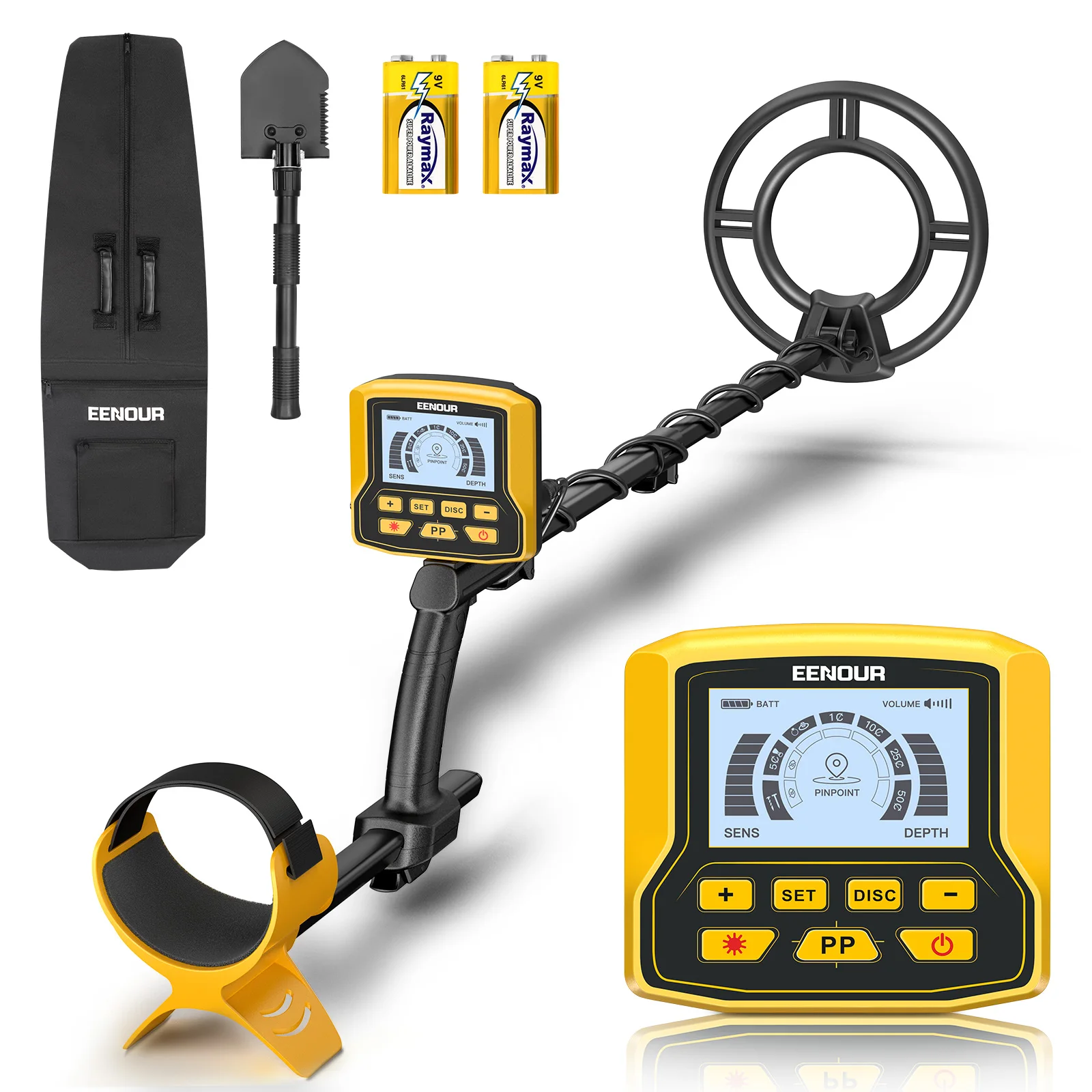 EENOUR Metal Detector for Adults GC-1078 US warehouse in stock