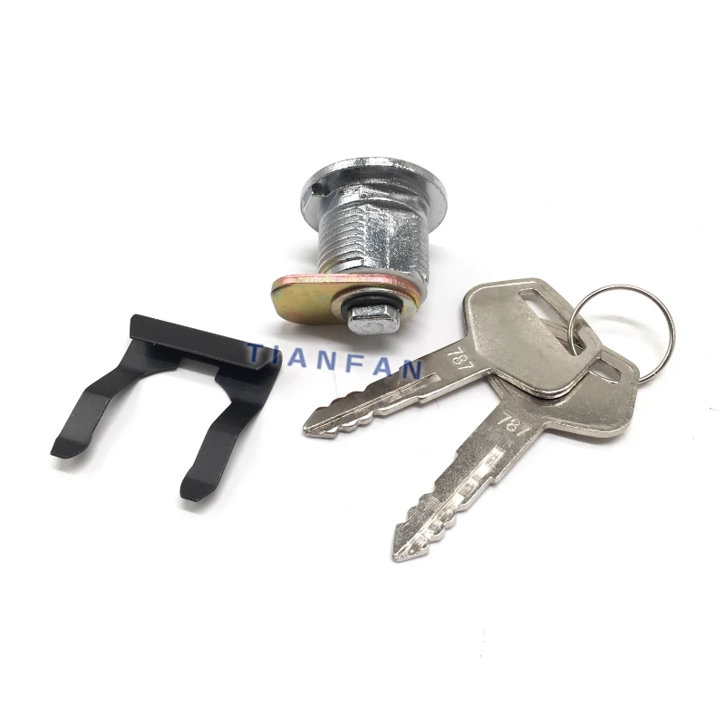 For Komatsu Side Door Lock Core Pc200/210/220/240/360-6-7-8 Toolbox Lock Core Excavator Accessories