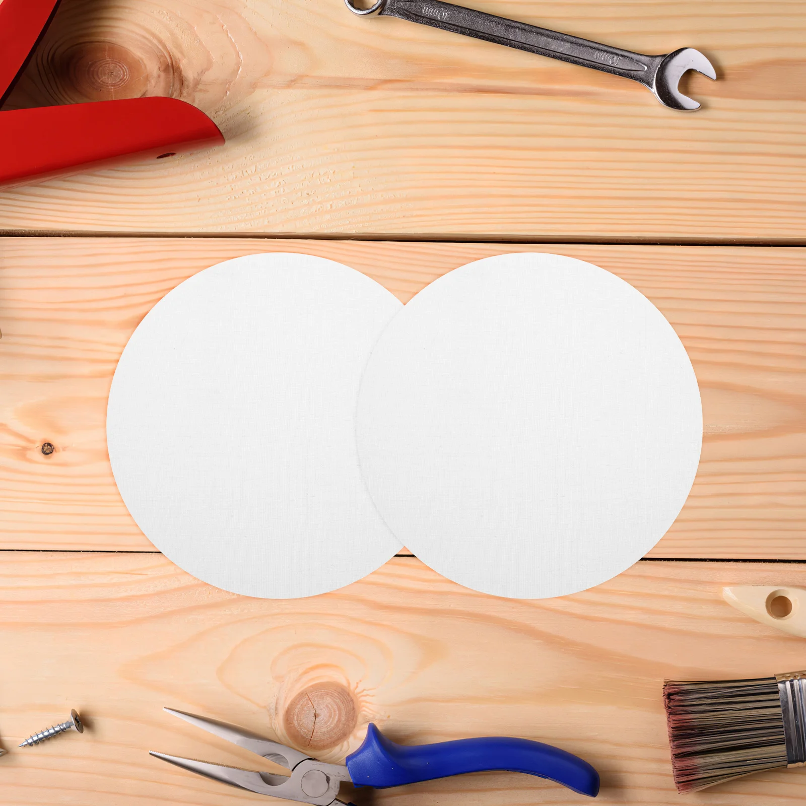 

2pcs Anti-Glare Ceiling Light Diffuser Soft Fabric Lamp Shades High Temperature Resistant Nursery Bedroom Light Cover