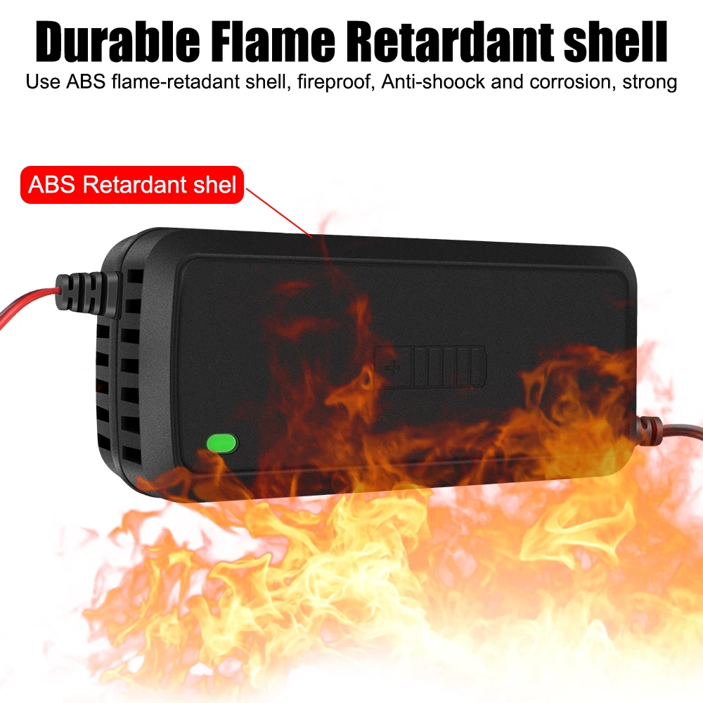 3 Stufen Blei-Säure-Agm-Gel-Ladegeräte Voll automatisches Autobatterie ladegerät 12V 5a Intelligentes Schnell laden
