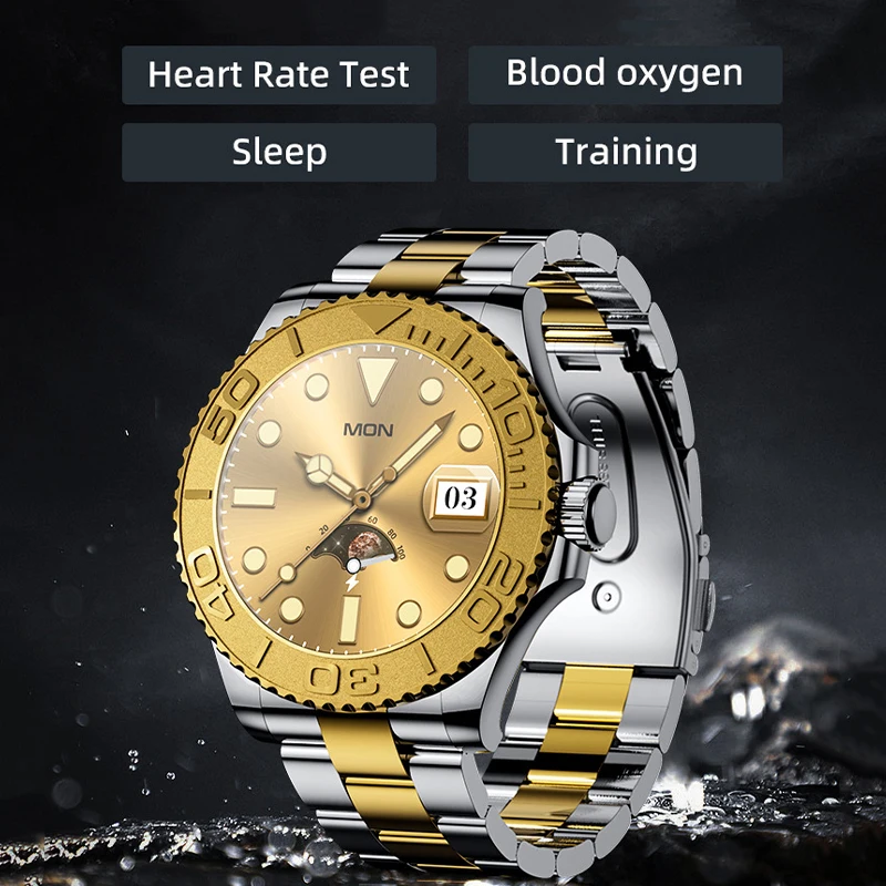 

AW46 Smart Watch for Men Women Wrist Watches 1.32" AMOLED Smartwatch Electronic Wristwatch Heart Rate Monitor Fitness Bracelet