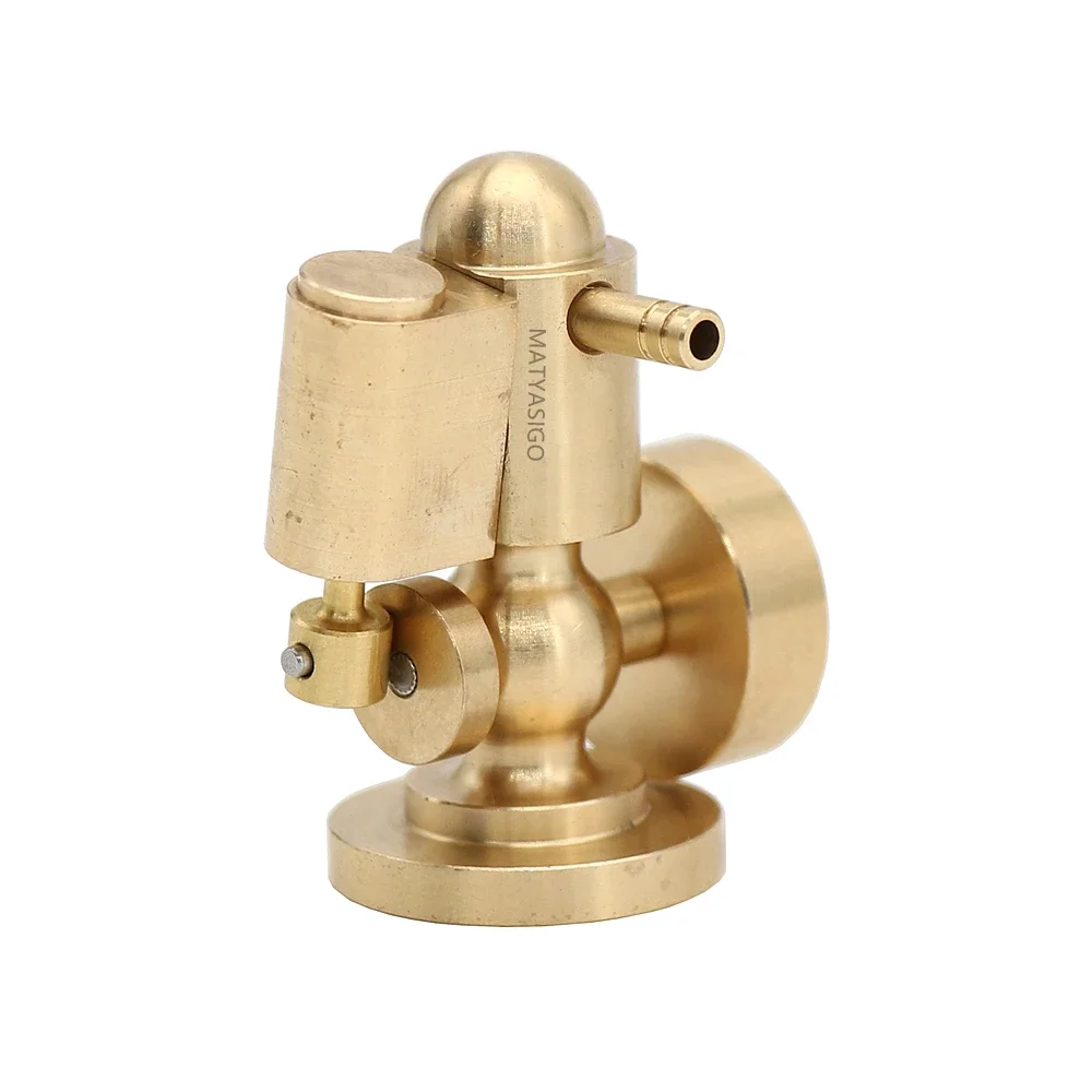 Mini Single Cylinder Pure Copper Steam Engine Model Toy Power Engine on Ship Model Physical Science Educational