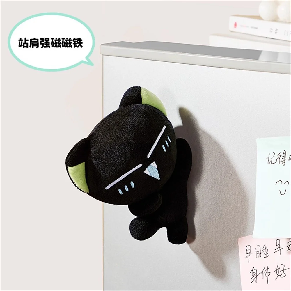 

Official Anime The Legend of Luo Xiao-Hei Xiao Hei Lovely Cat Doll Toy Plush Stuffed Original Cartoon Cosplay Gift