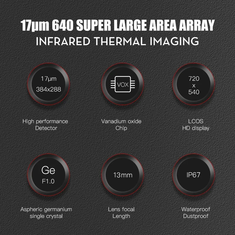 InfiRay Thermal Imager Hunting E3N /AL13 Monocular Thermal Camera for Hunting Wild Boar Wolf Rabbit and Outdoor Observation