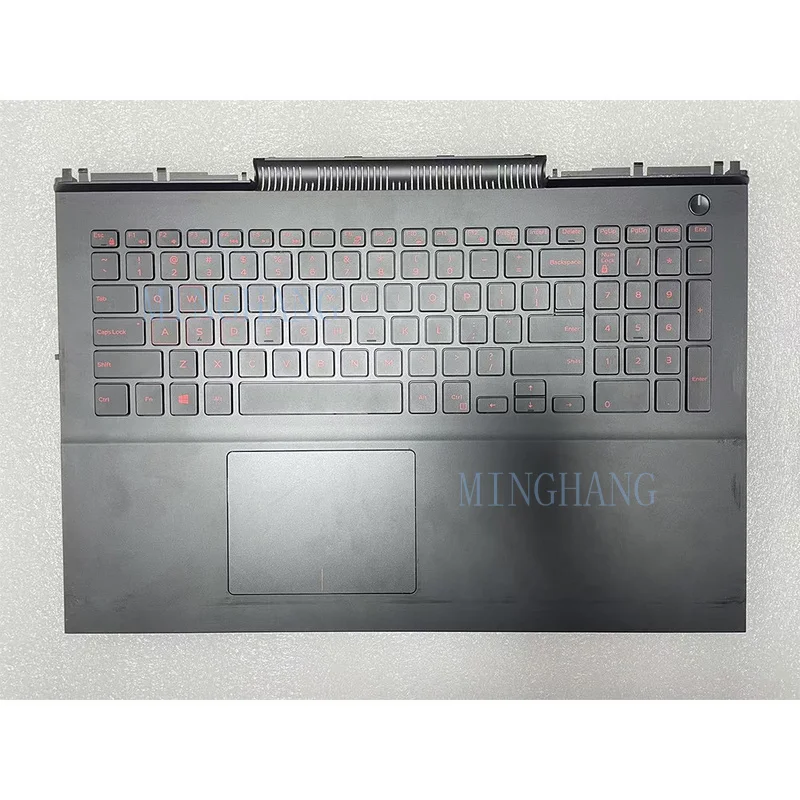 M  For DELL 7566 7567 Palmrest Upper Case Backlit Keyboard C Shell 00KN55 0KN55 second-hand