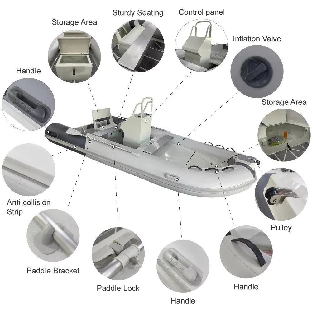 Best Selling Aluminum Aluminum China Small Marine Accessories Tulus Rib Boat
