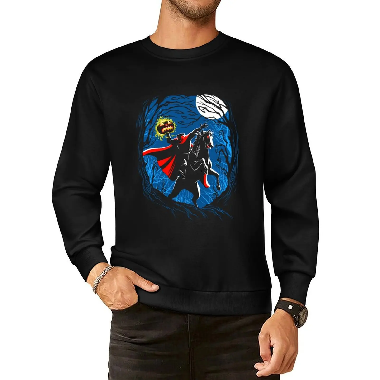 

HEADLESS HORSEMAN! Pullover Hoodie male clothes men's winter sweater new sweatshirts