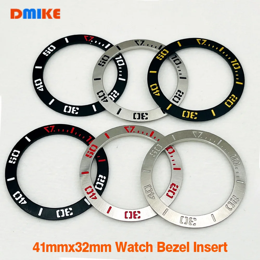 41x32mm Mod Samurai Bezel Insert Ring Fit for King Samurai SRPF79K1 Watch Case Bezel Insert Spare Parts For Watches