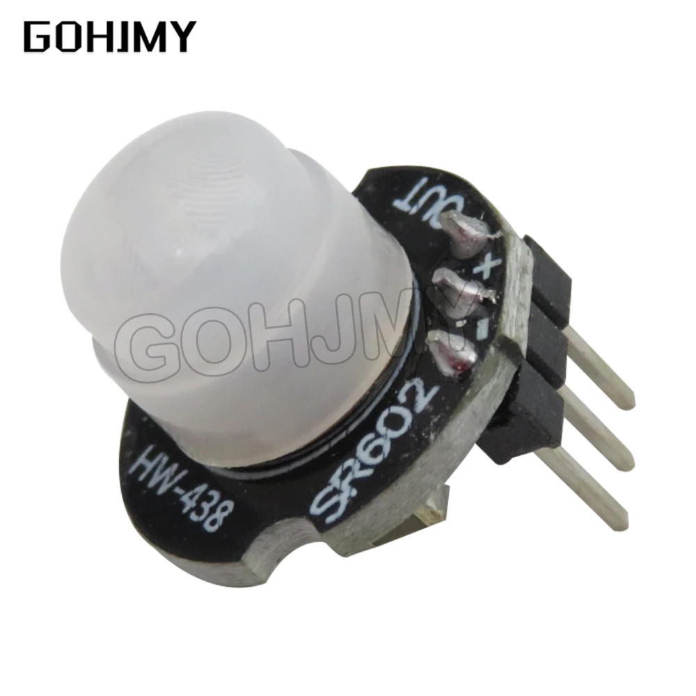 SR602 Mini Motion Sensor MH-SR602 Detector Module Pyroelectric Infrared PIR Kit Sensory Switch Bracket For Arduino Diy With Lens
