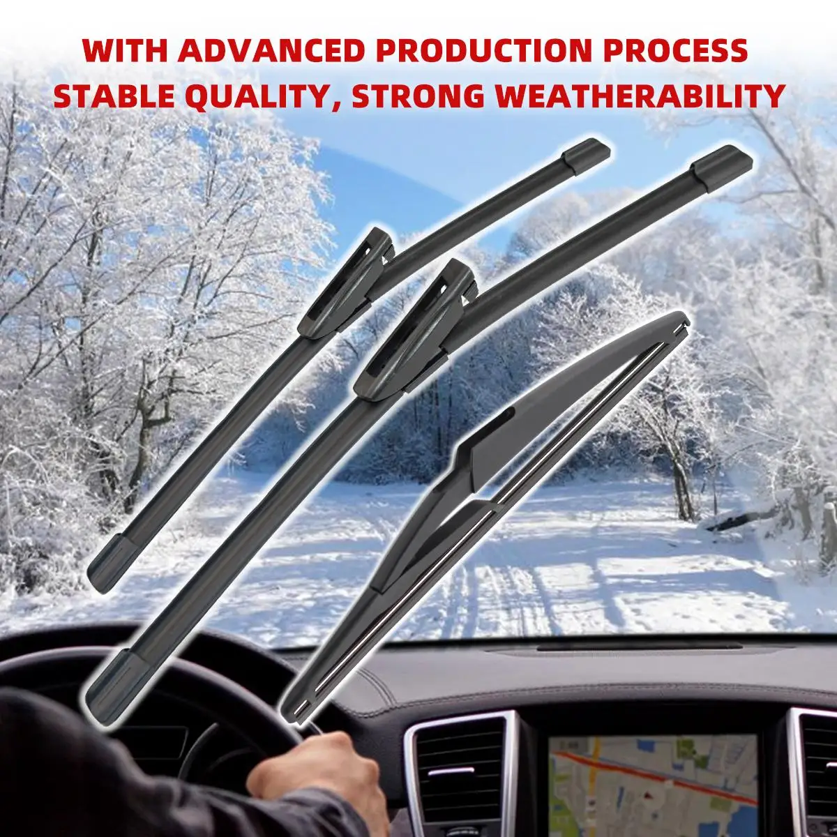 1/2/3/4/6PCS Car Wiper For Renault Captur Kaptur 2013-2016 Front Rear Wiper Blades Brushes Auto Accessories 2013 2014 2015 2016