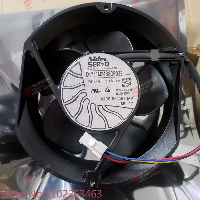 D1751M24B8CP332 DC24V 3.4A 4 Japan replaces the original SERVO imported fan