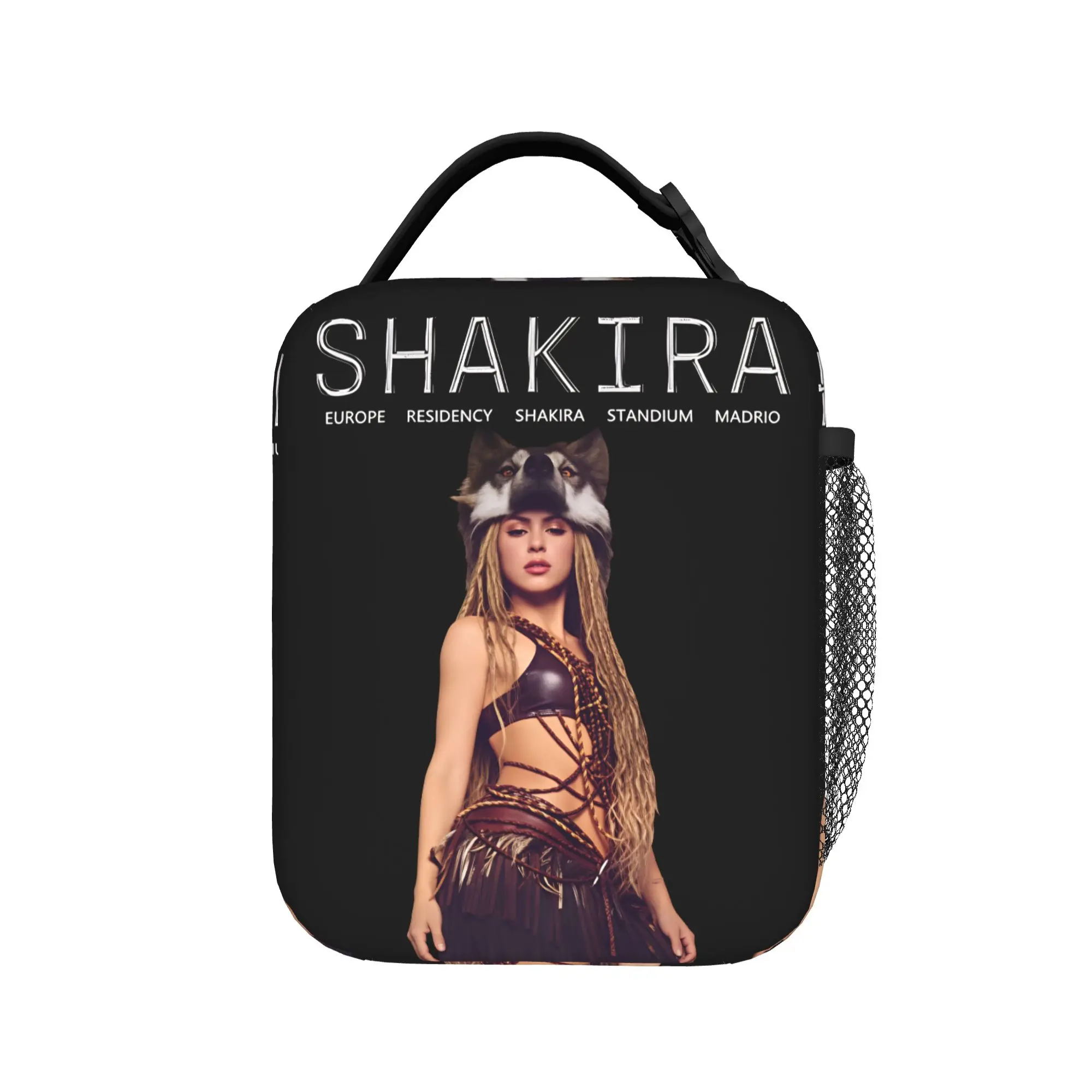 Bolsa de Almuerzo Shakira Las Mujeres Ya No Lloran World Tour 2026, Bolsa Térmica de Diseño para Oficina, Linda Bolsa de Mano