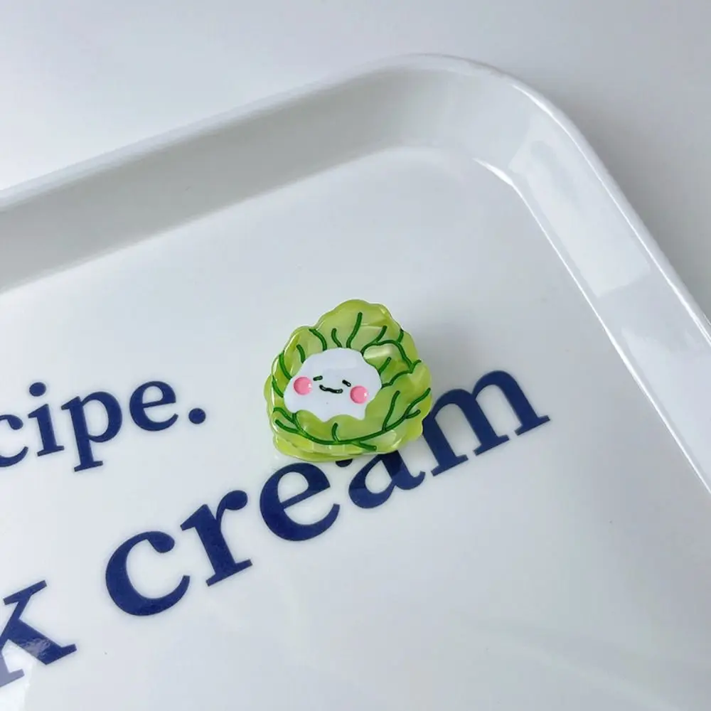 

Cartoon Acetate Simulation Fruit Hair Clip Vegetable Series Headwear Mini Hair Claw Barrette Hair Accessories Small Hairpin