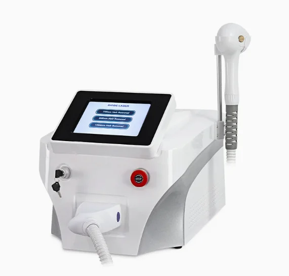 755nm/810nm/1064nm Ice Point Pain free Three wavelength Diode Laser Hair Removal Equipment Beauty Salon or Home Use