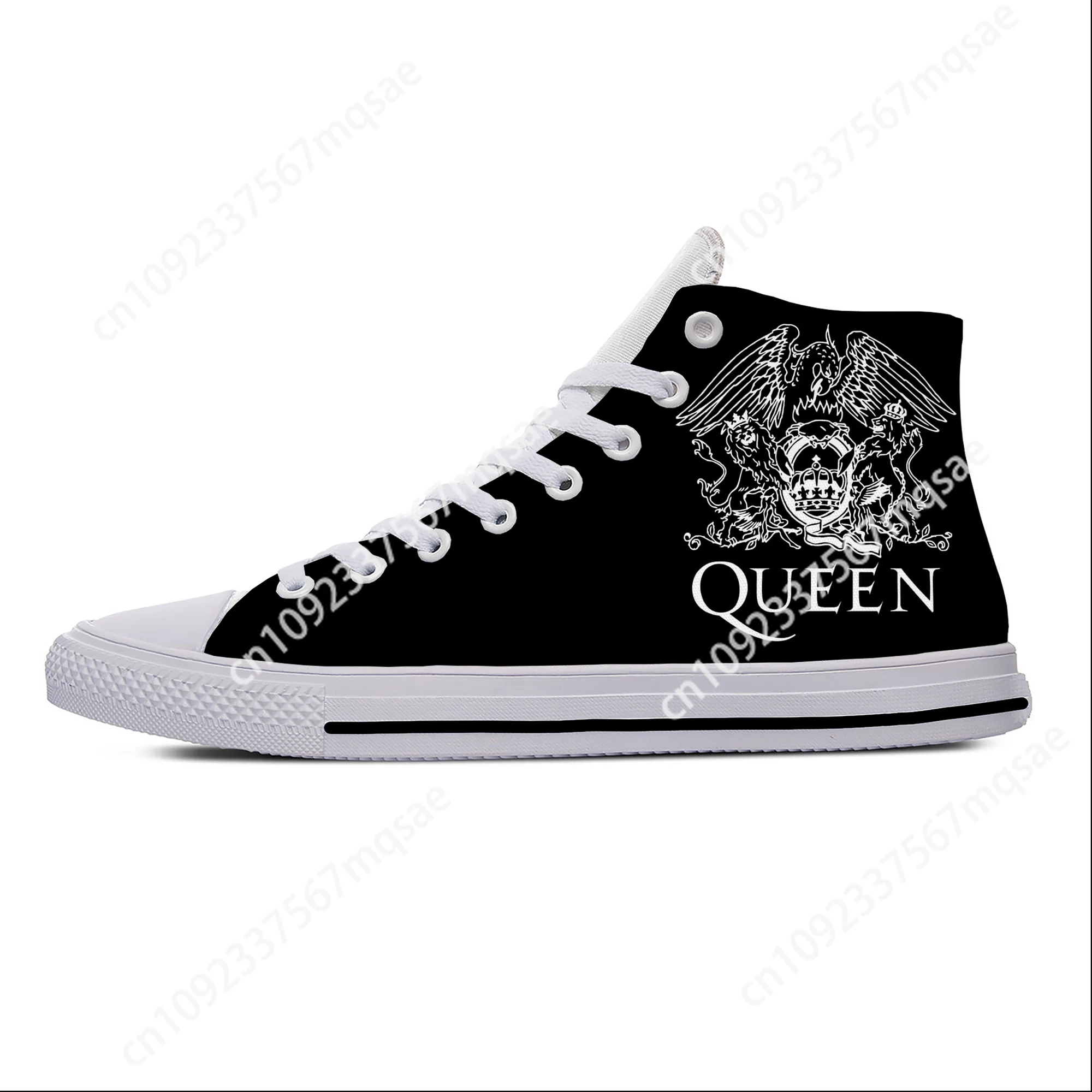 Hot Queen-Chaussures de groupe de rock pour hommes et femmes, Freddie Mercury Music, Baskets grill décontractées, Haut, observateur, Respirant, Personnalisé, Mode