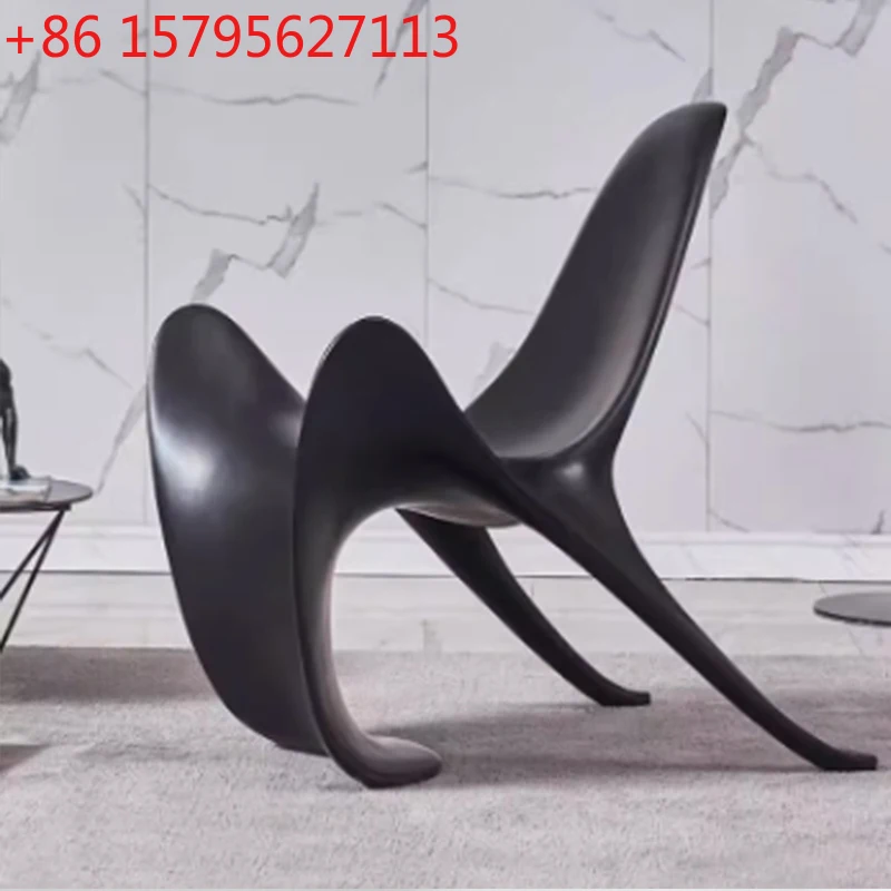 

Nordic chair Manta recliner special-shaped fiberglass bat-shaped outdoor leisure chair
