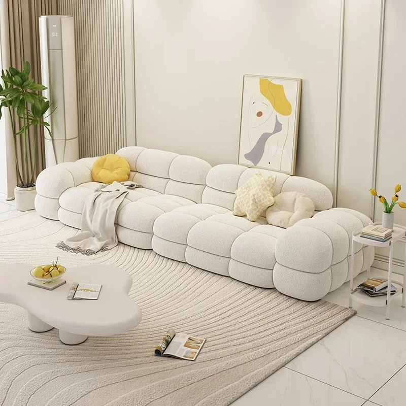 Floor Minimalist Sofa Elegant Family Protection Bedroom Sofa 3 Seater Lazy Sectional Divani Da Soggiorno Home Decoration