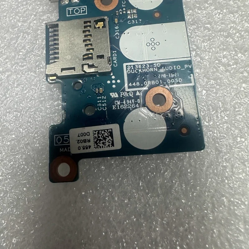 OEM Replacement New For HP Pavilion Plus 14-EH 14-EH0010nr USB SD Card Reader Board 213623-SD