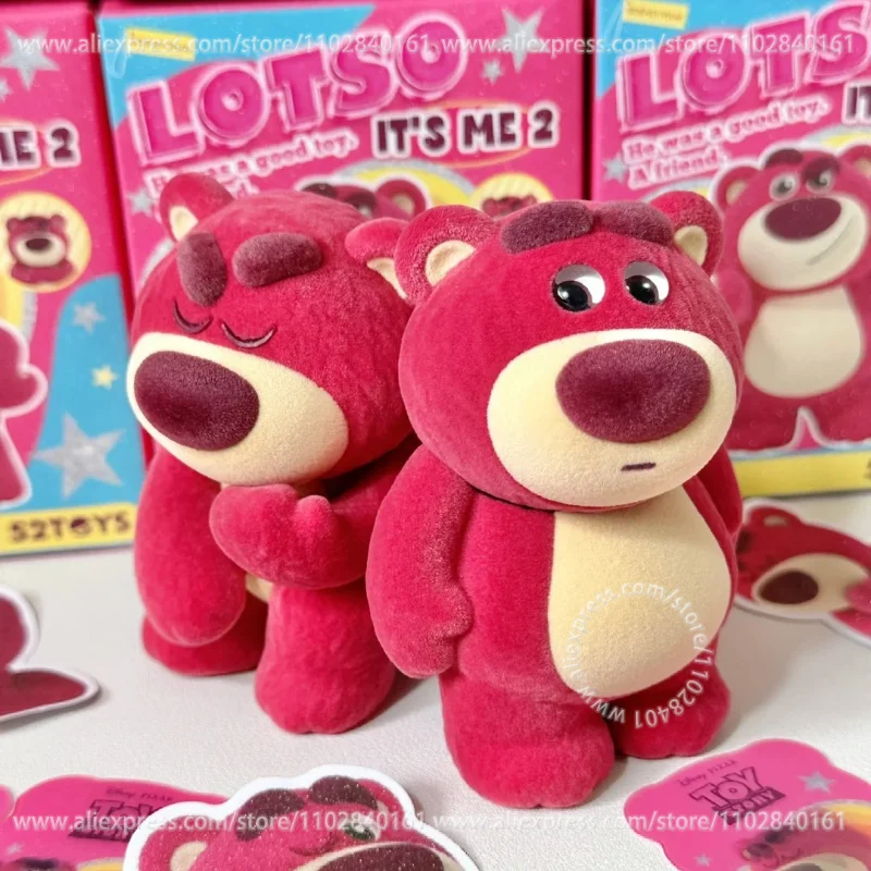 Lotso IT\'S ME drugiej generacji pudełko z niespodzianką Toy Story flokowana lalka Model prezent urodzinowy kolekcja dekoracyjna Anime figurka