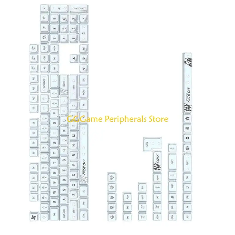 

U55B Smooth Texture 141Key MDA Keycaps for Professional Typists and Gamers Keycaps