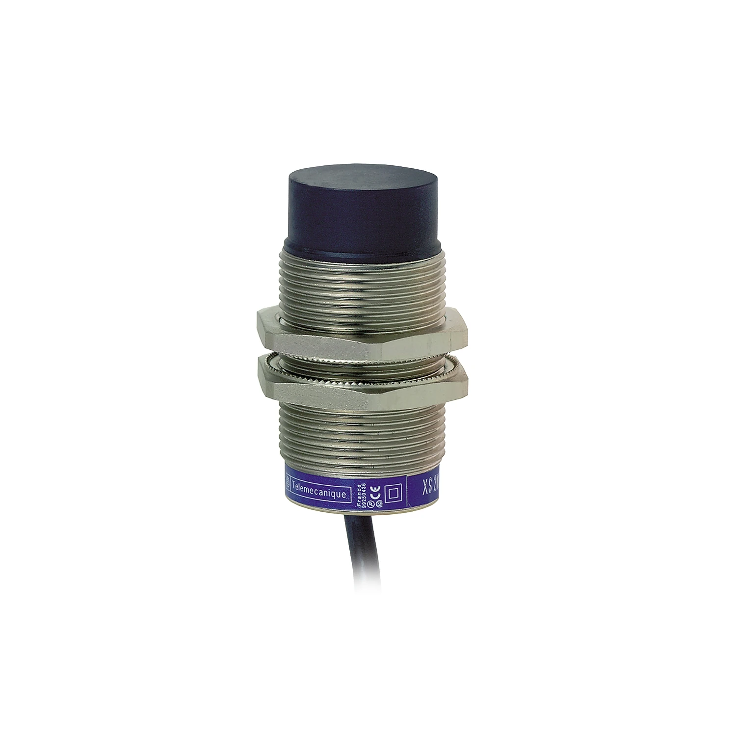 XS630B4MBL2 Inductive proximity sensors XS, inductive sensor XS6 M30, L66mm, brass, Sn22mm, 24...240VAC/DC, cable 2 m