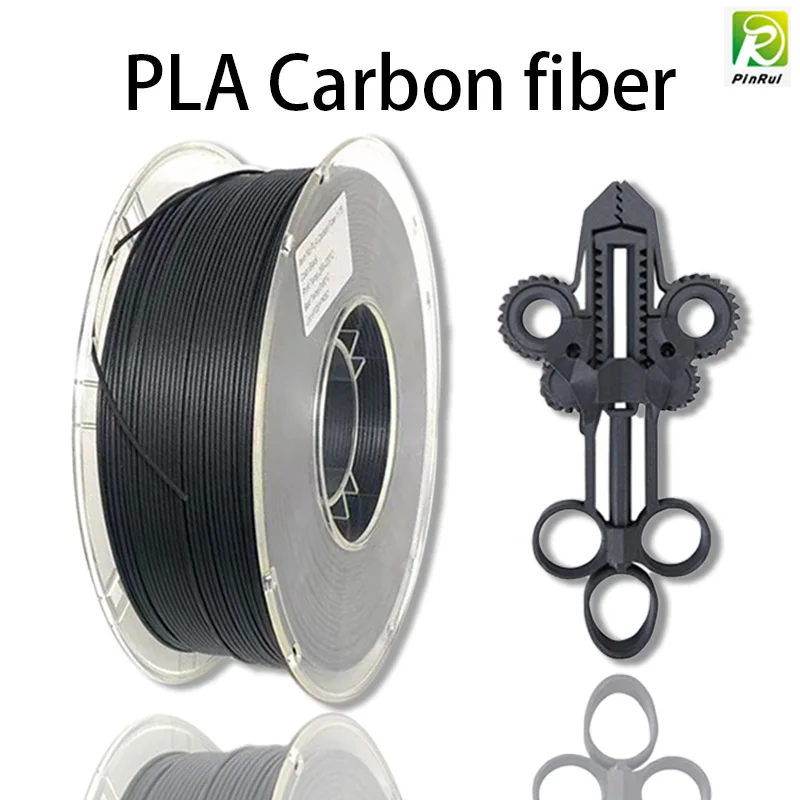 

PINRUI Carbon Fiber PLA Filament 1.75mm Carbon Fiber Reinforced PLA 3D Printer Filament PLA-CF 3D Printing Filament