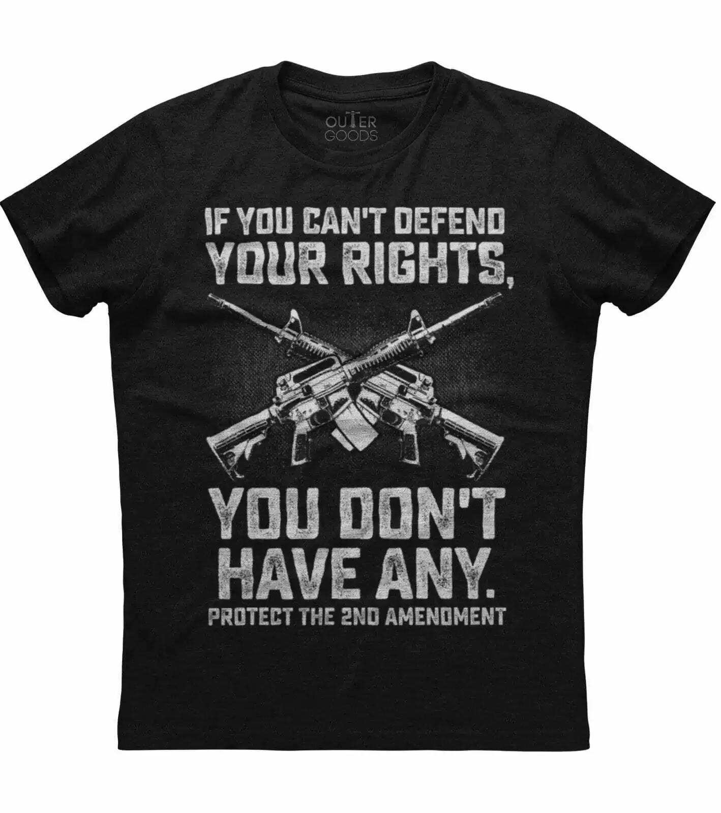 If You Can't Defend Your Rights, You Don't Have Any. Funny Gun Owners T-Shirt. Summer Cotton O-Neck Short Sleeve Mens T Shirt