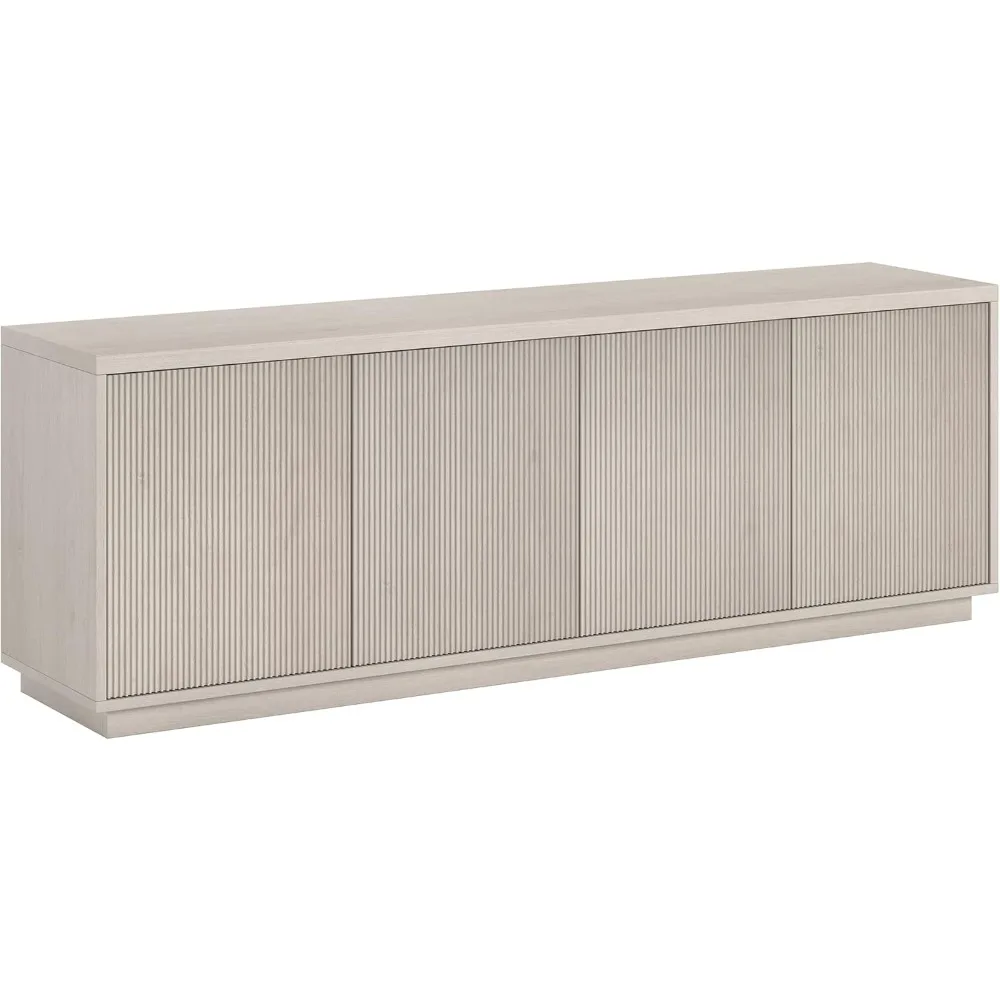 

Henn&Hart Hanson TV Stand, 70" Wide, Alder White