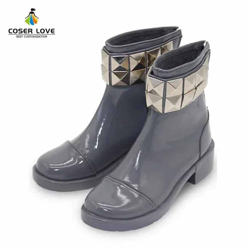 

qq273XT8CHARISMA Sarukawa Kei Сапоги для косплея Хэллоуин Рождество Карнавальная обувь @ XT6!