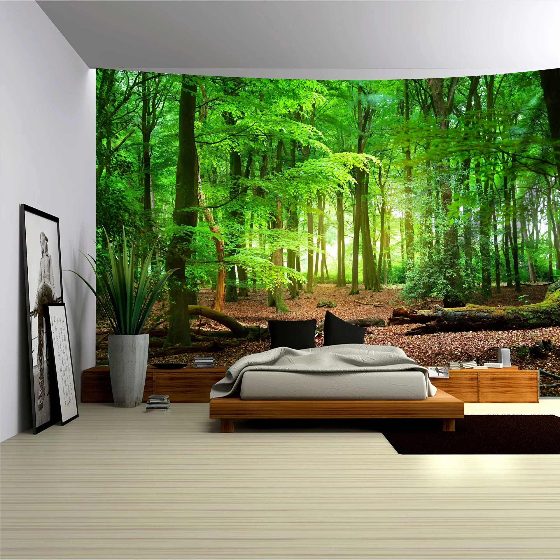 Enchanting Forest Tapestry Perfect Home Decor Adds Touch Nature And Tranquility Living Space Tapestry