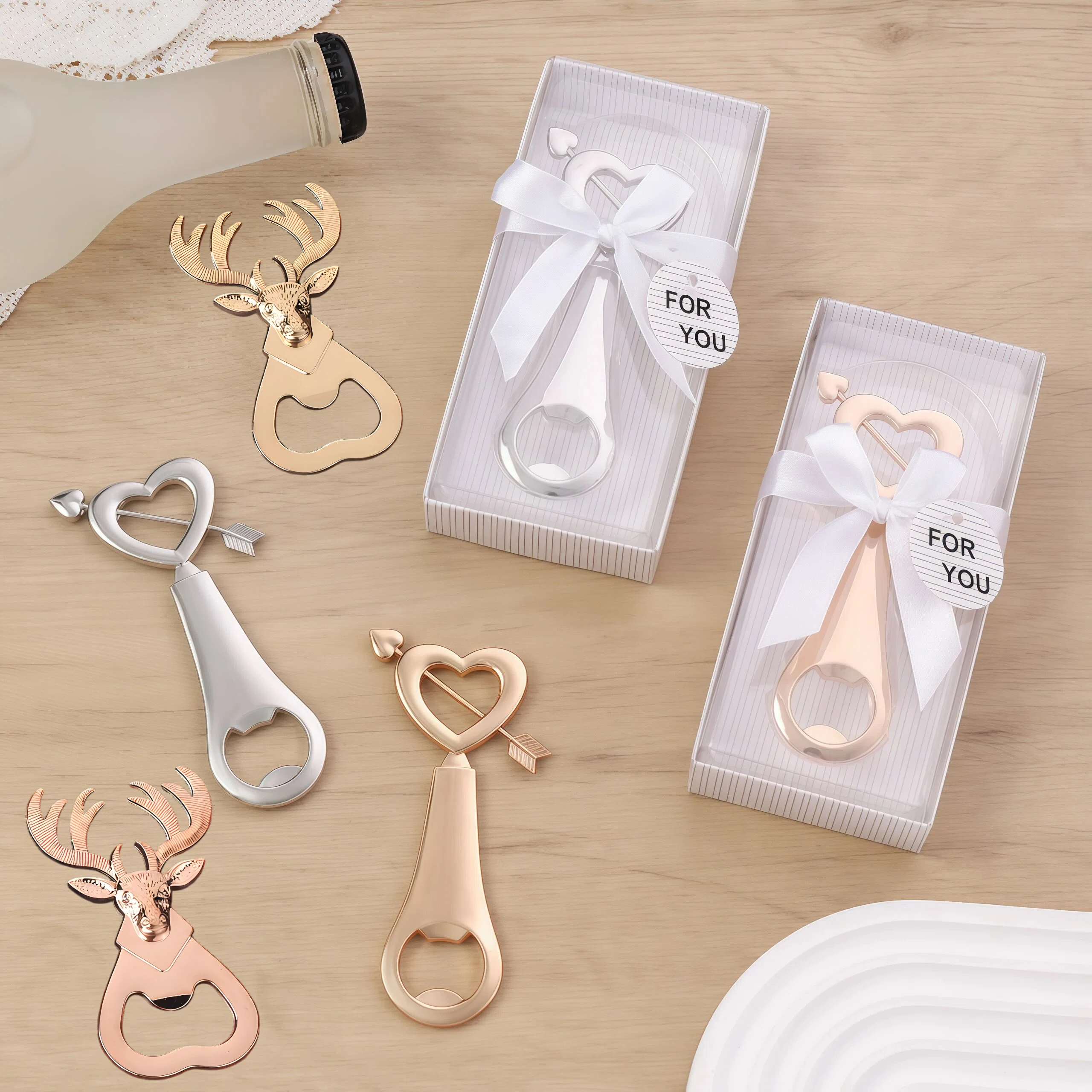 Creative Metal Deer Wrench Romantic Event Valentine's Day Love Gift Christmas Party Beer Atmosphere Effortless Tool