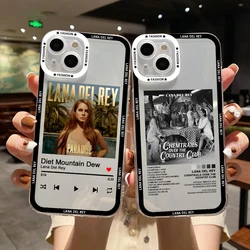 Lana Del Rey Singer Kraft Poster Phone Case for iPhone 11 12 13 14 Pro Max Mini 7 8 Plus XS X XR Case Fundas for iPhone 13 Cover