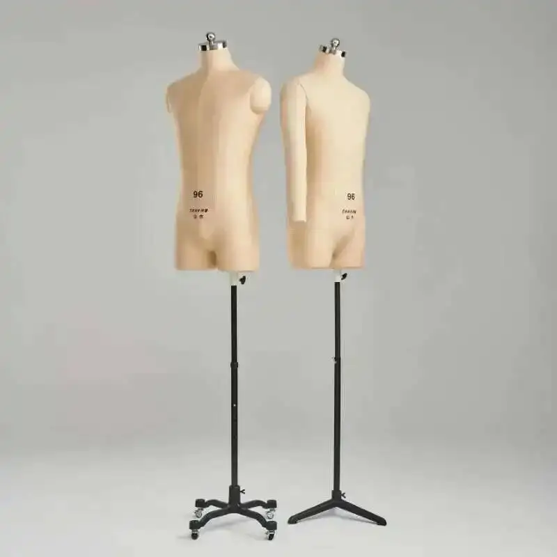 

Clothing Half-length with Legs Three-dimensional Sewing Mannequins Mannequin Design Model with Metal Base Can Male Be Pined z