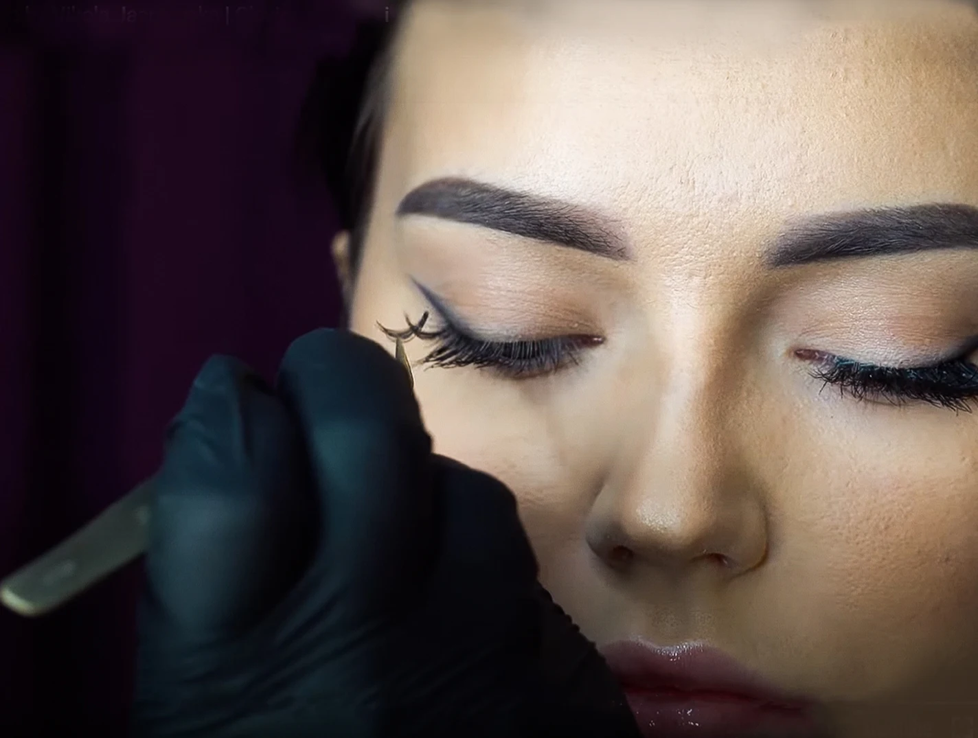 Clavier V-förmige Seiden-Cluster-Wimpern, professionelles Make-up, individuelle Wimpernverlängerung, natürliches Aussehen, falsche Wimpern vom Typ C – Detail 10